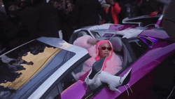  Little Nicky Minaj Inside Car GIF
