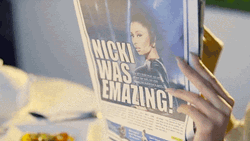 Little Nicky Minaj Reading Newsletter GIF