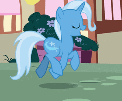 Little Pony Trixie Skipping GIF