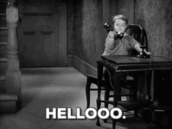 Little Rascals Answering Telephone  GIF