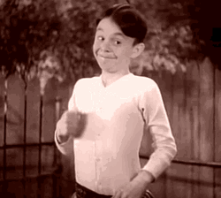 Little Rascals Silly Face  GIF