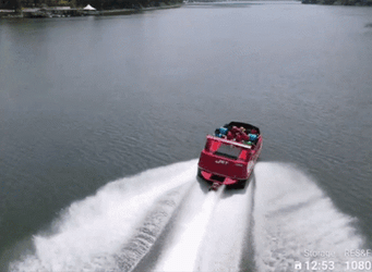 Little Red Motorboat GIF