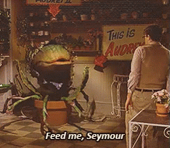 Little Shop Of Horrors Feed Me Seymour GIF