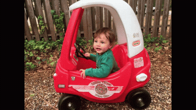 Little Tikes Toy Car Number 17 GIF