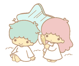 Little Twin Star Brush GIF
