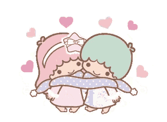 Little Twin Stars Together GIF