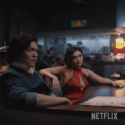 Live Action Faye Valentine With Spike GIF