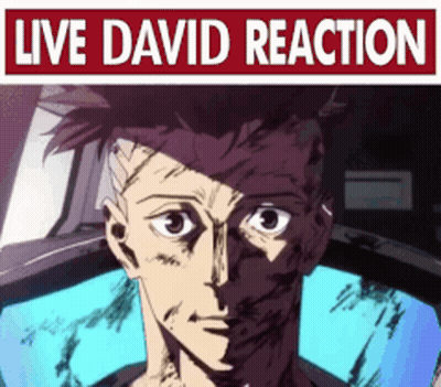 Live David Reaction Poster With Man's Face GIF