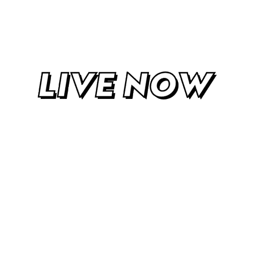 Live Now Poster Sticker