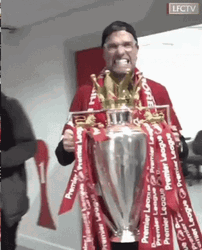 Liverpool Fc Trophy Medals GIF