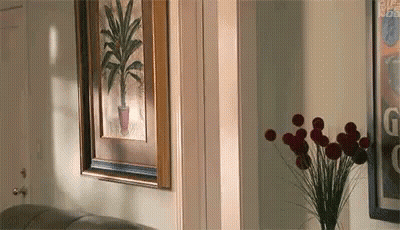 Living Room With Vase And Couch GIF