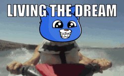 Living The Dream Riding Jetski GIF