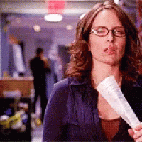 Liz Lemon Faint GIF