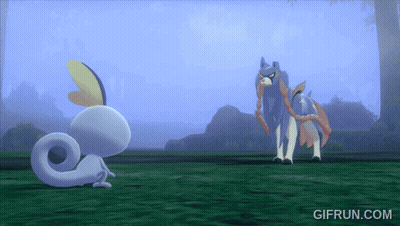 Lizard And Wolf Standing Together GIF