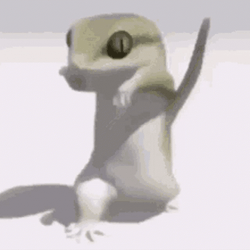 Lizard Dancing Arm Waves GIF
