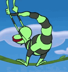 Lizard Dancing On Vine GIF