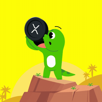 Lizard Holding Coin With X GIF