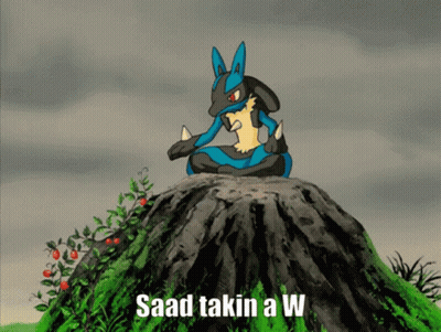 Lizard On Hill Saying Saad Takin A W GIF