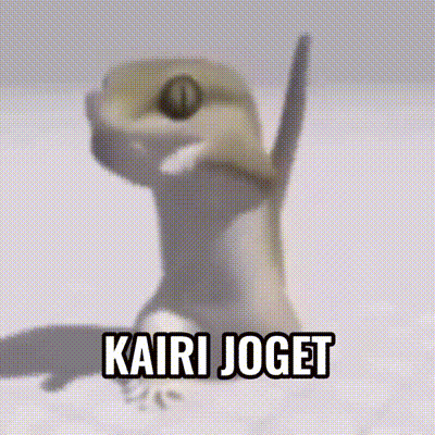 Lizard Saying Kairi Joget GIF