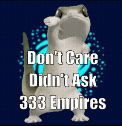 Lizard With Don't Care Didn't Ask Text GIF