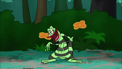 Lizard With Mouth Open GIF
