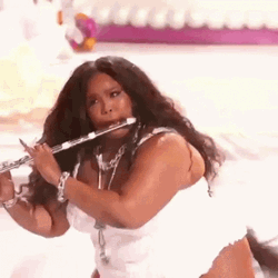 Lizzo Flute Players Unite GIF
