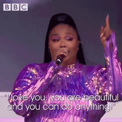 Lizzo I Love You And You're Beautiful GIF