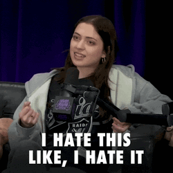 Lizzy McAlpine Hate Hate Hate GIF