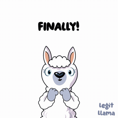 Llama Fist Pumping Finally Yes GIF