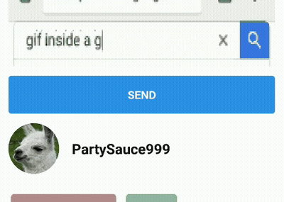 Llama With Name Partysauce999 GIF