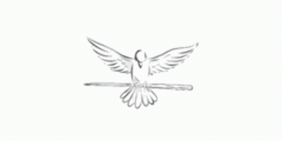 LLG Libérez Le Gamma Logo With Bird GIF