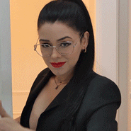 Lmao Bun Up Girl Thumbs Up GIF