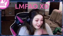 Lmfao Lady Streamer Chuckling GIF