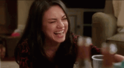 Lmfao Mila Kunis Chortling GIF