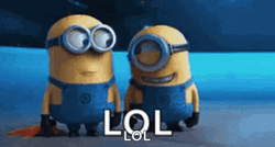 Lmfao Minions Laughing Despicable Me GIF