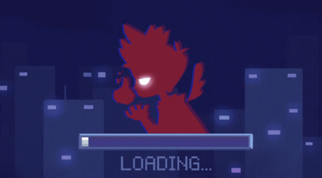 Loading Bar Cool Boy With Wings GIF