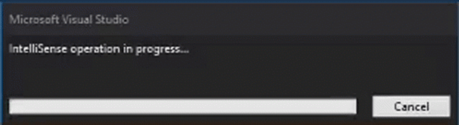 Loading Bar Microsoft Visual Studio GIF