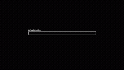 Loading Bar On Black Background GIF
