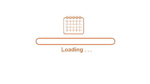 Loading Bar With Calendar Sticker