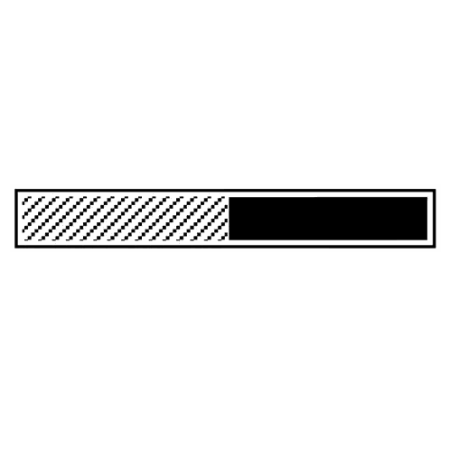 Loading Bar With Square Sticker
