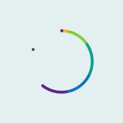 Loading Circle Rainbow Color GIF