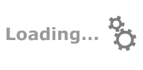 Loading Sign With Gears Sticker