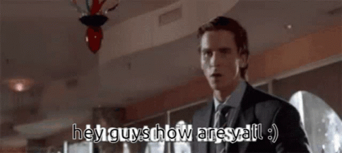 Loco Man's Face With Words GIF