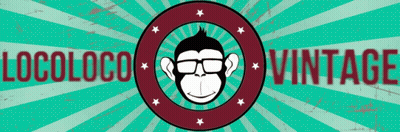 Locoloco Vintage Logo With Monkey GIF