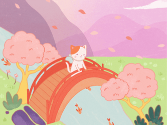 Lofi Girl Cat In The Bridge GIF