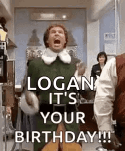 Logan It's Your Birthday By Elf GIF