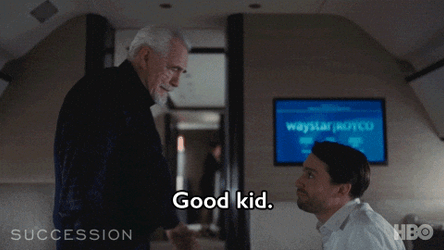 Logan Roy Succession Good Kid GIF