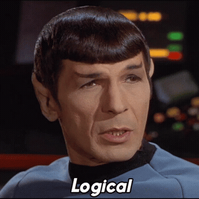 Logical Mr Spock GIF