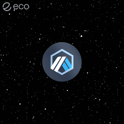 Logo For Company Eco Surrounded By Blue Circle GIF
