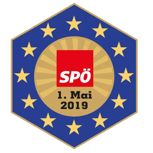 Logo Saying SPO 1. Mai 2019 Sticker